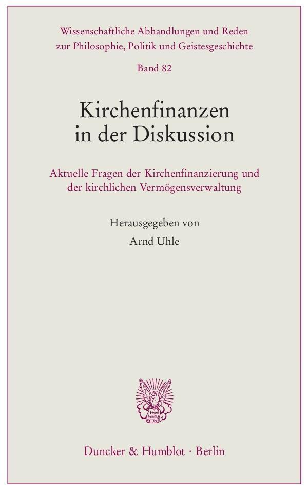Cover: 9783428145935 | Kirchenfinanzen in der Diskussion | Taschenbuch | 195 S. | Deutsch