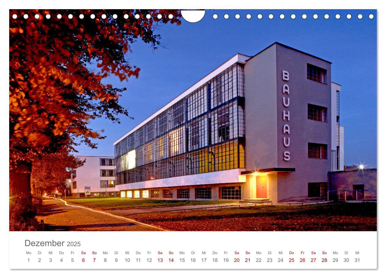 Bild: 9783435194698 | Dessau Design und ein schöner Park (Wandkalender 2025 DIN A4 quer),...