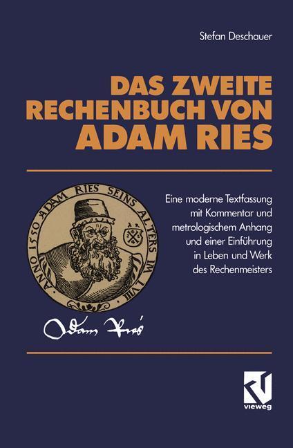 Cover: 9783528064129 | Das Zweite Rechenbuch Von Adam Ries | Stefan Deschauer | Taschenbuch