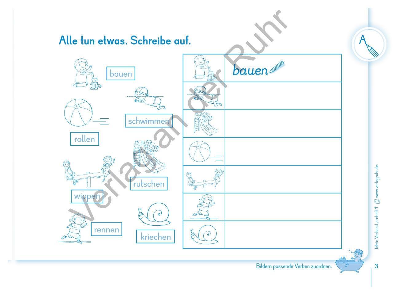 Bild: 9783834642875 | Mein Verben-Lernheft 1 | Sabine Doering | Broschüre | 48 S. | Deutsch