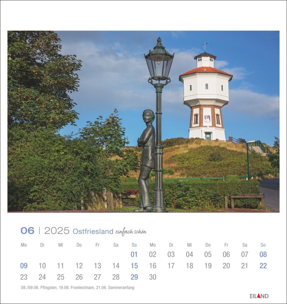 Bild: 9783964023315 | Ostfriesland Postkartenkalender 2025 - einfach schön | Kalender | 2025