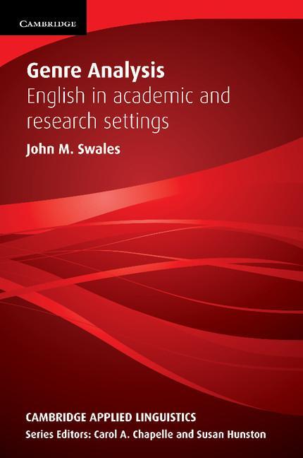 Cover: 9780521338134 | Genre Analysis | English in Academic and Research Settings | Swales