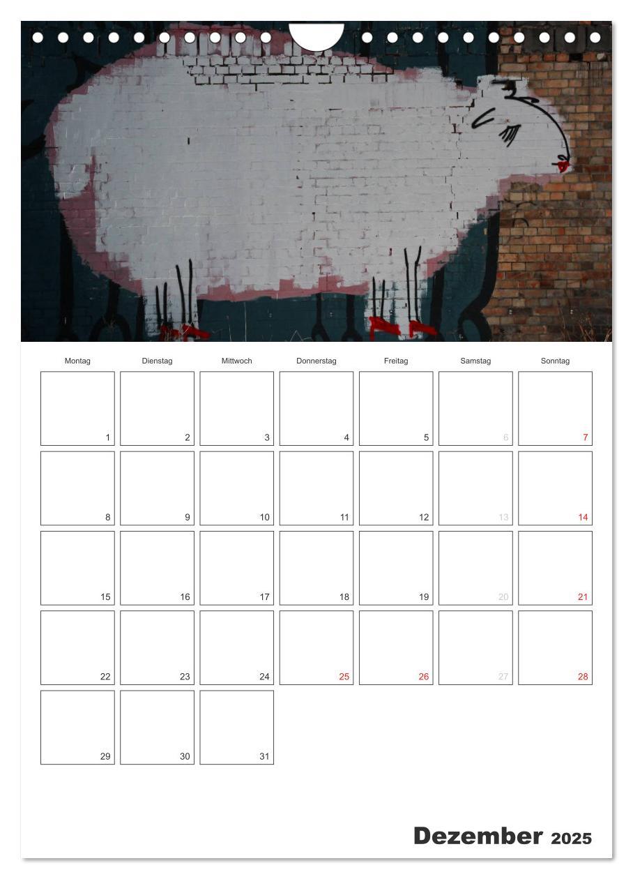 Bild: 9783457065112 | GRAFFITI 2025 / Planer (Wandkalender 2025 DIN A4 hoch), CALVENDO...