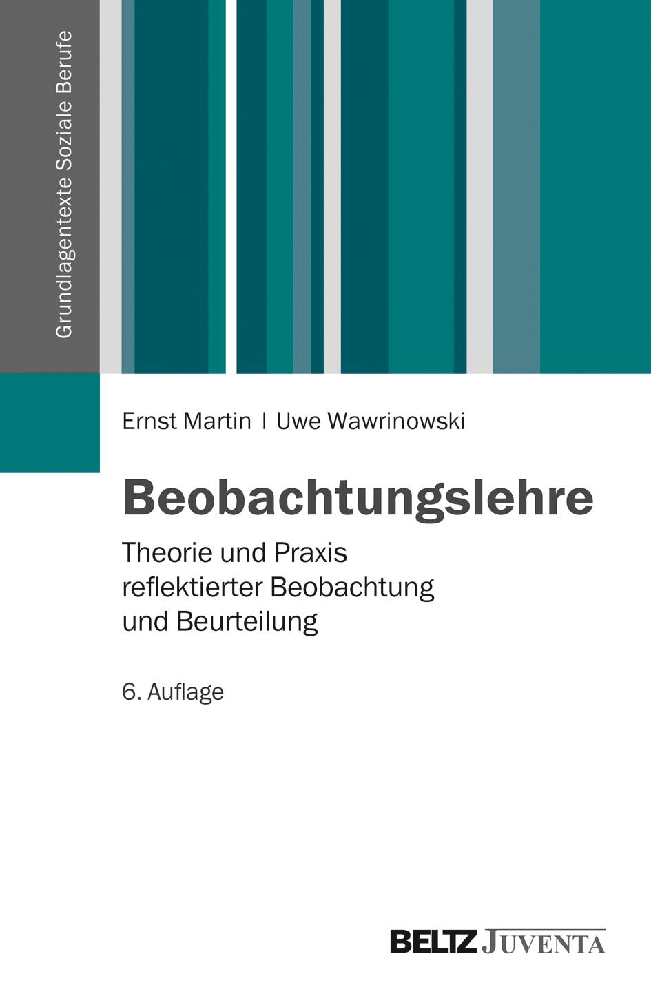 Cover: 9783779919650 | Beobachtungslehre | Ernst/Wawrinowski, Uwe Martin | Taschenbuch | 2014