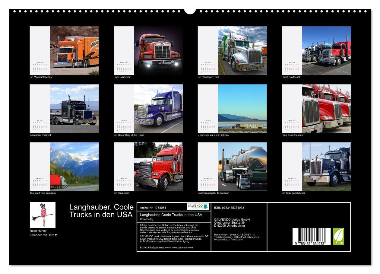 Bild: 9783435334933 | Langhauber. Coole Trucks in den USA (hochwertiger Premium...