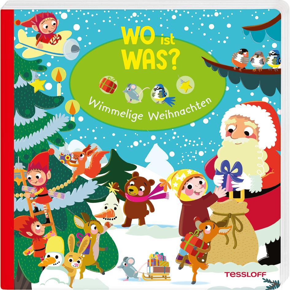 Cover: 9783788641672 | WO ist WAS? Wimmelige Weihnachten. Pappebuch für Kinder ab 2 Jahren