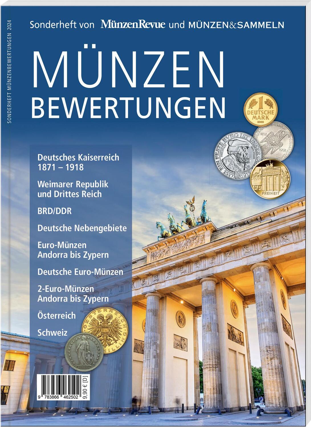 Cover: 9783866462502 | Mu¿nzenbewertungen Sonderheft 2024 | Münzen &amp; Sammeln MünzenRevue