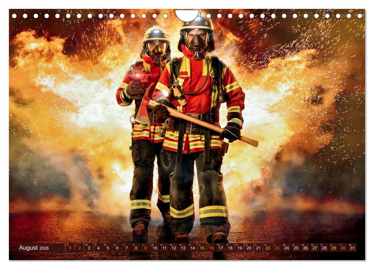 Bild: 9783457260425 | Im Bann der Rettung - Feuerwehr (Wandkalender 2026 DIN A4 quer),...