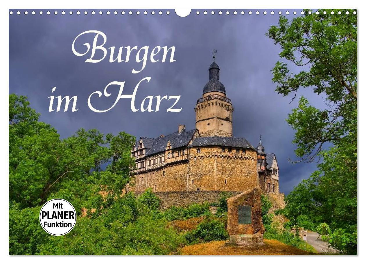 Cover: 9783383309267 | Burgen im Harz (Wandkalender 2024 DIN A3 quer), CALVENDO...