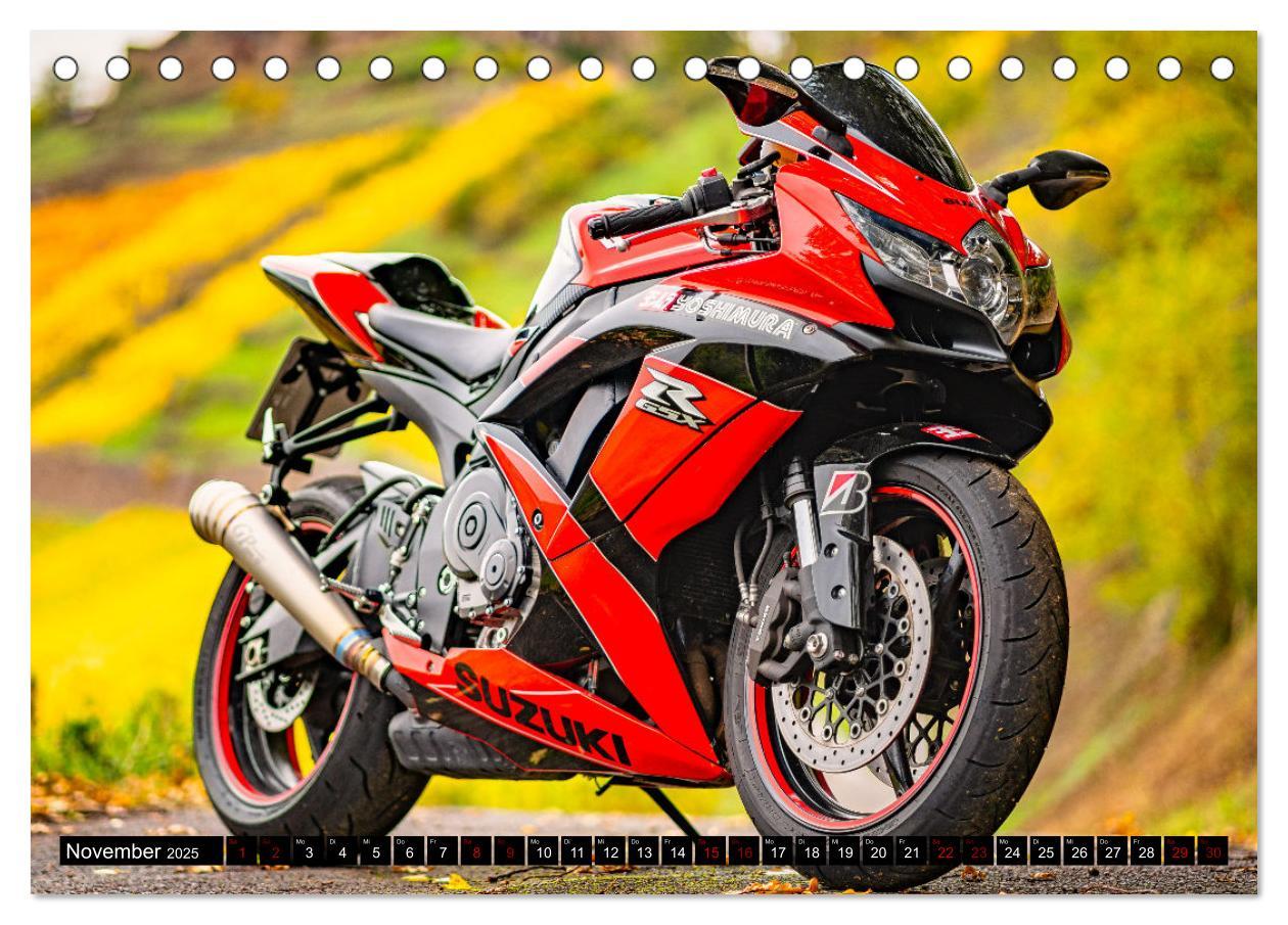 Bild: 9783435109050 | Yoshimura Gixxer Limited Edition (Tischkalender 2025 DIN A5 quer),...