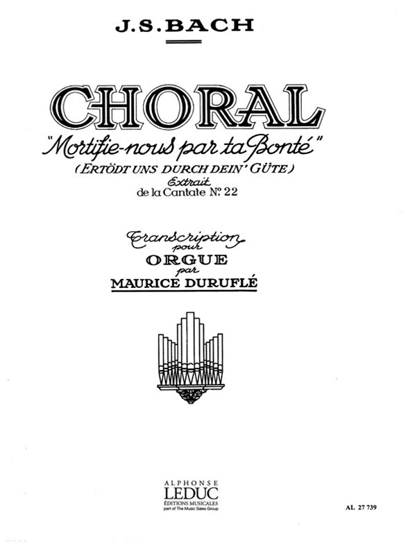 Cover: 9790046277399 | Mortifie-nous par ta bonte (ertödt uns durch dein' Güte pour orgue...