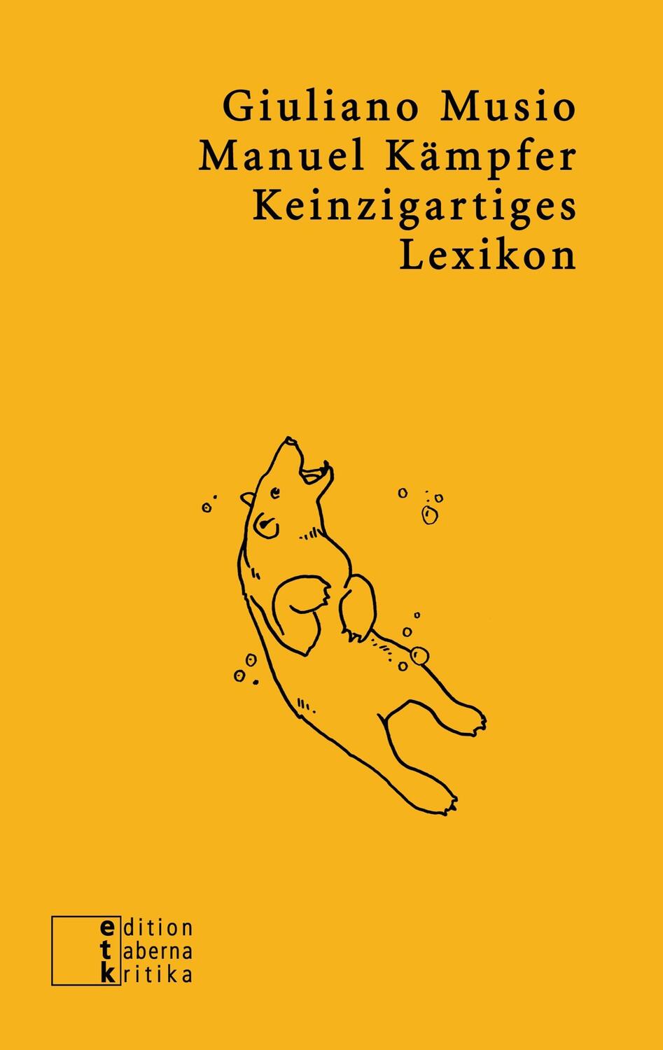 Cover: 9783905846492 | Keinzigartiges Lexikon | Giuliano Musio (u. a.) | Taschenbuch | 2018