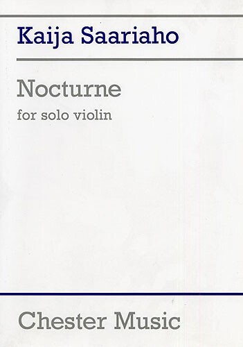 Cover: 9781844493203 | Nocturne | Kaija Saariaho | Taschenbuch | Buch | Englisch | 2004