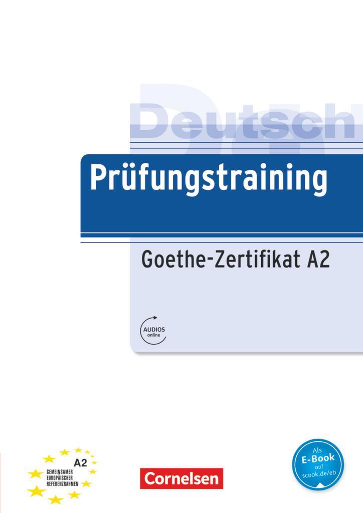 Cover: 9783061217730 | Prüfungstraining DaF A2 - Goethe-Zertifikat A2 | Dieter Maenner | Buch