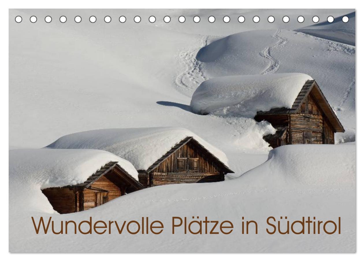 Cover: 9783383306884 | Wundervolle Plätze in Südtirol (Tischkalender 2024 DIN A5 quer),...
