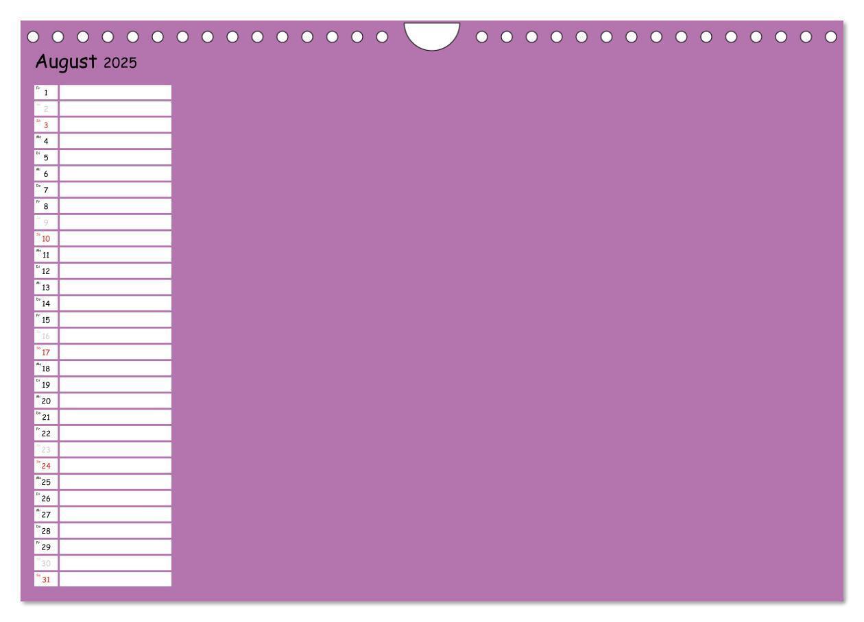 Bild: 9783435552665 | Bunter Bastelkalender (Wandkalender 2025 DIN A4 quer), CALVENDO...