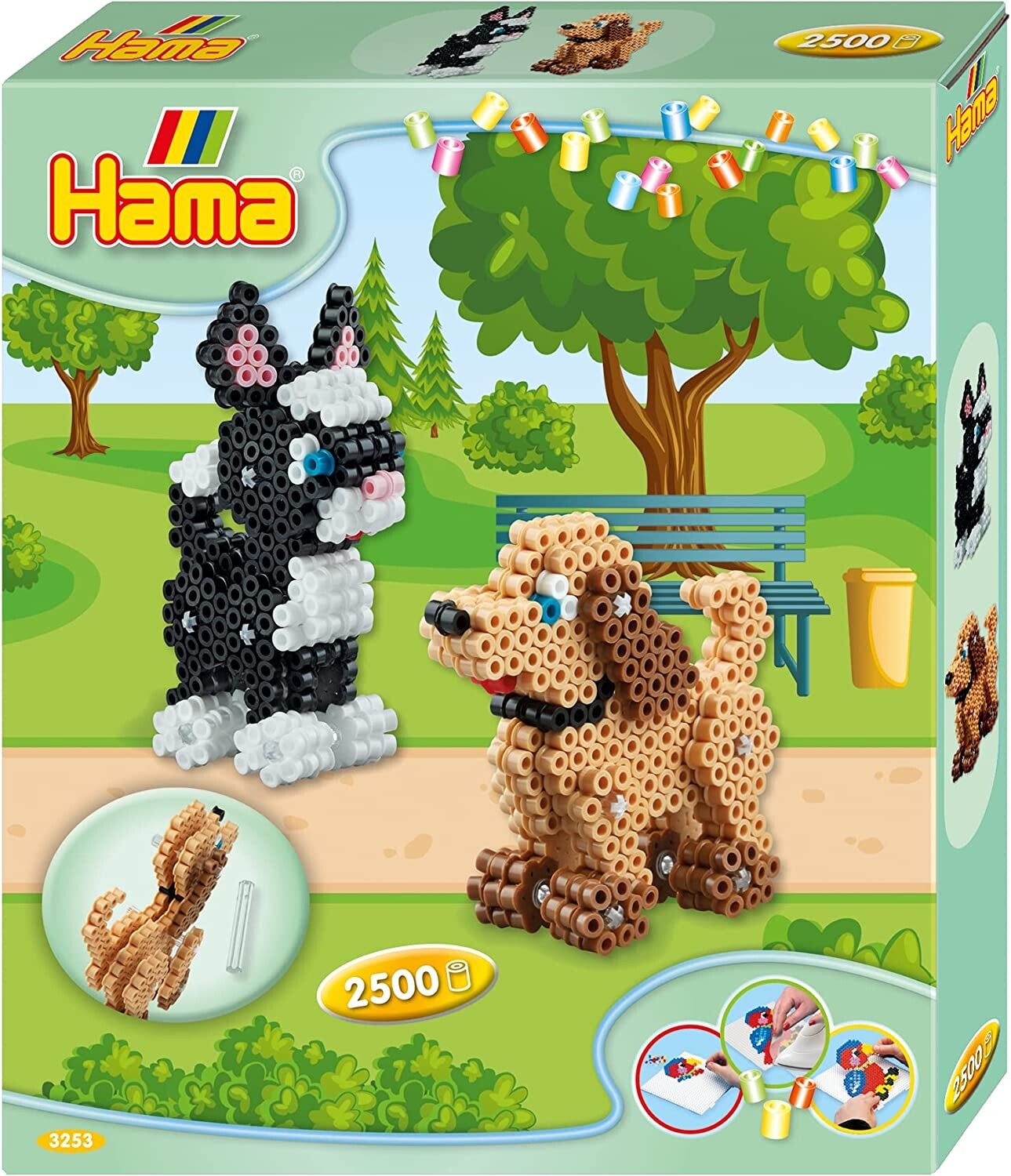 Cover: 28178032531 | Hama 3253 - Geschenkpackung 3D Hund und Katze, ca. 2500...