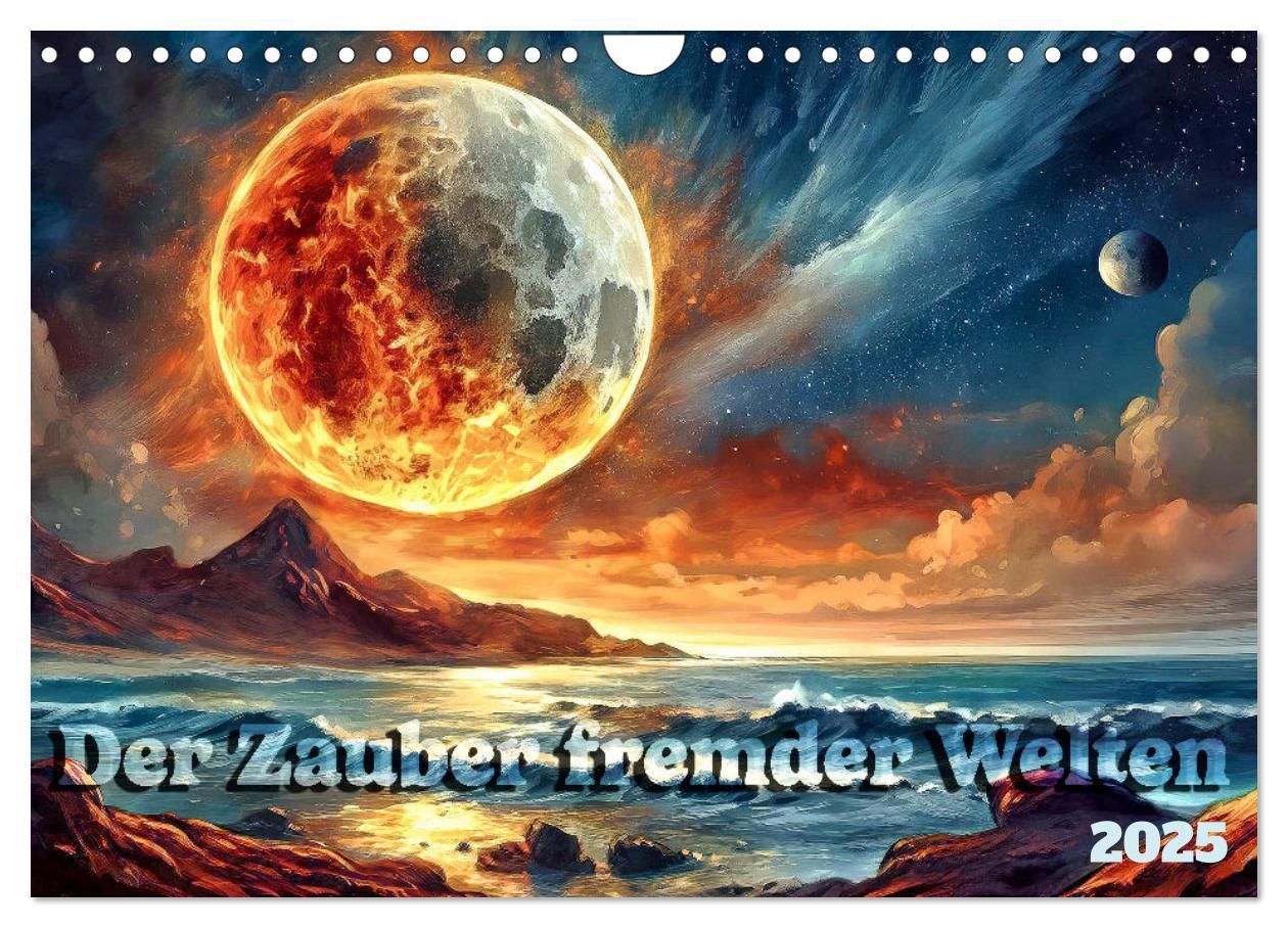 Cover: 9783435639823 | Der Zauber fremder Welten (Wandkalender 2025 DIN A4 quer), CALVENDO...