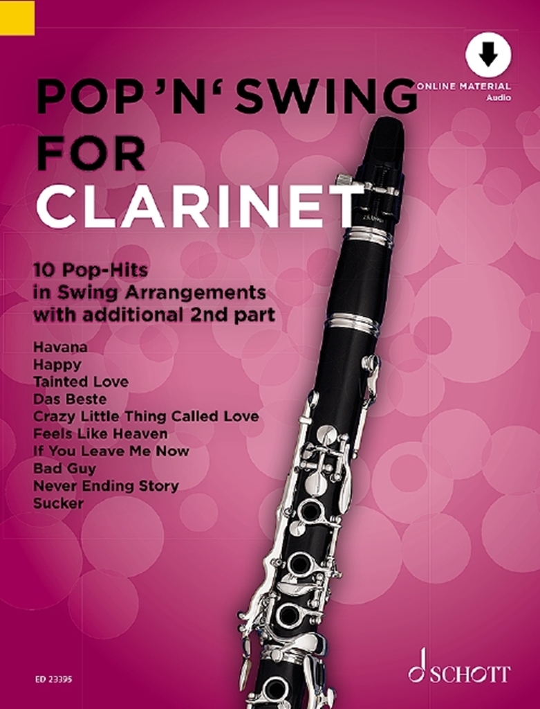 Cover: 9790001212342 | Pop 'n' Swing For Clarinet | Pop for Clarinet | Songbuch (Klarinette)