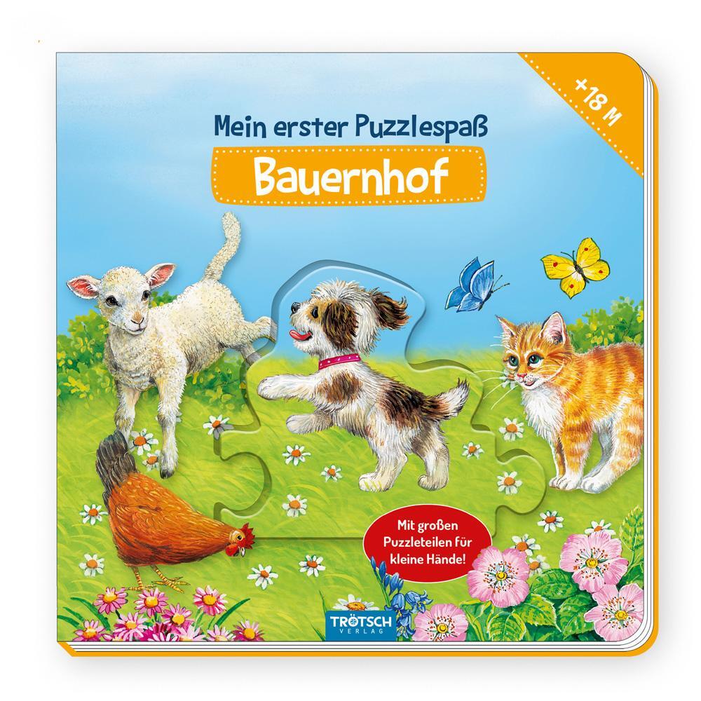 Cover: 9783965525528 | Trötsch Puzzlebuch Mein erster Puzzlespaß Bauernhof | KG | Buch | 8 S.