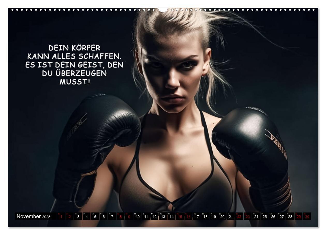 Bild: 9783383909719 | Motivation und Boxen (Wandkalender 2025 DIN A2 quer), CALVENDO...