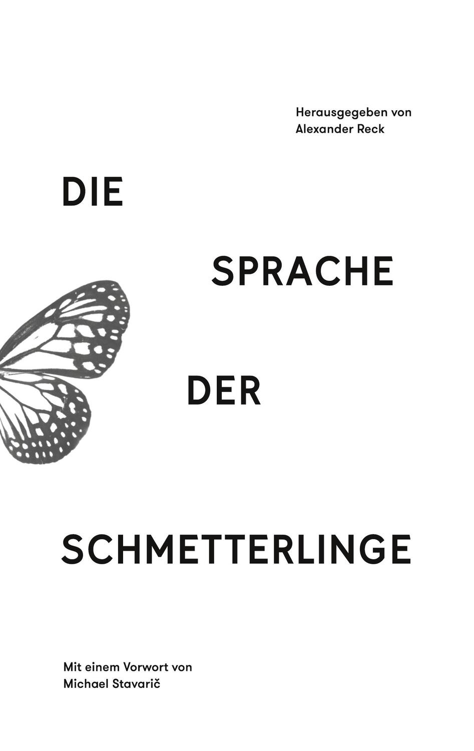 Cover: 9783751995863 | Die Sprache der Schmetterlinge | Erzählungen | Stavaric (u. a.) | Buch