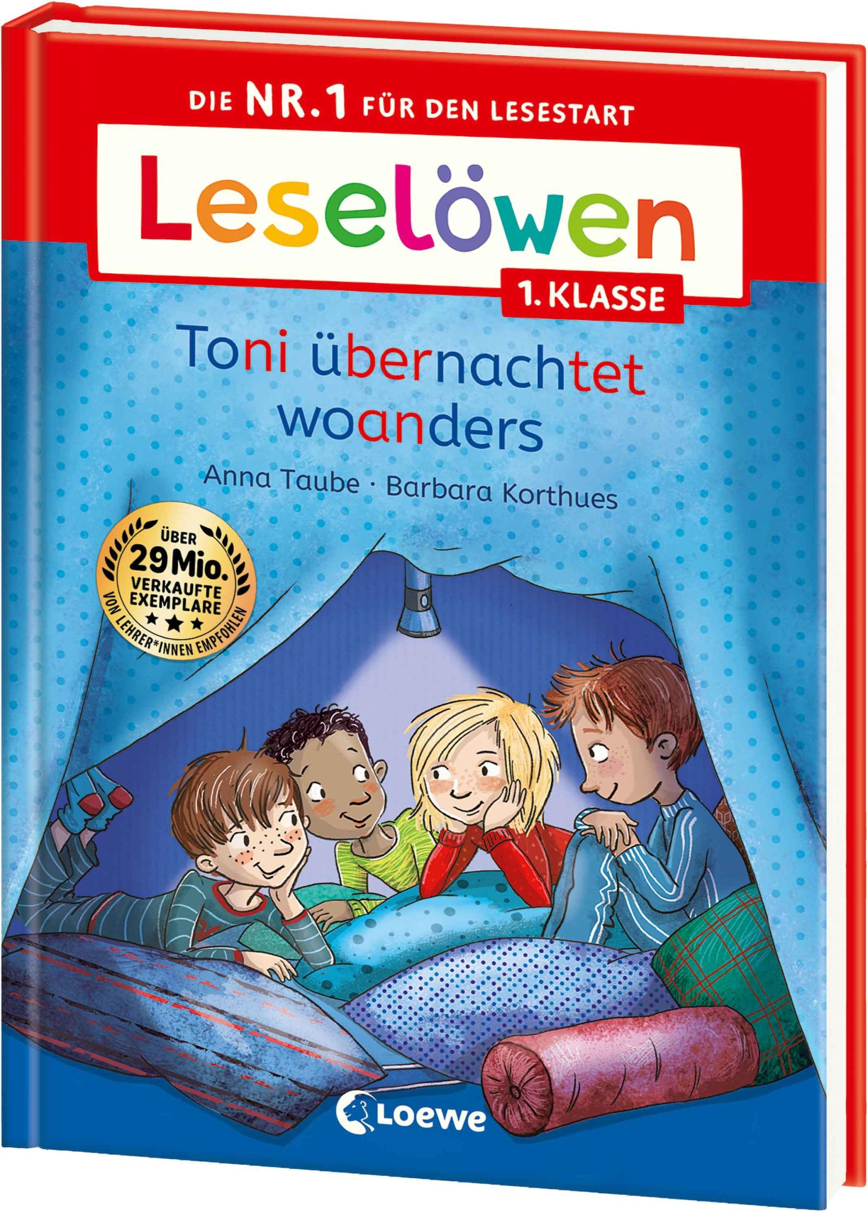 Cover: 9783743217898 | Leselöwen 1. Klasse - Toni übernachtet woanders | Anna Taube | Buch