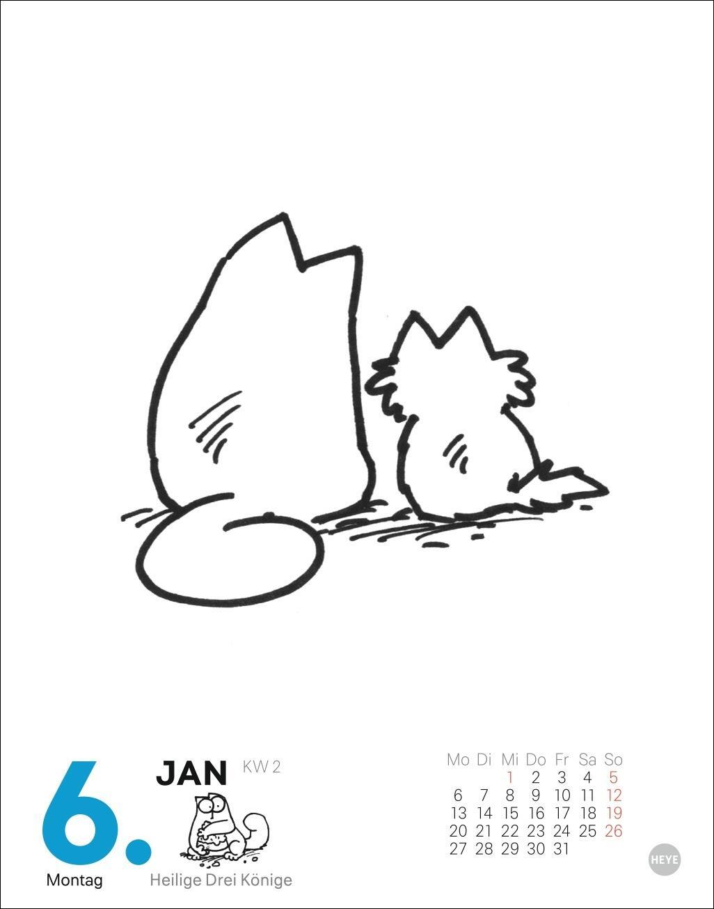 Bild: 9783756406289 | Simons Katze Tagesabreißkalender 2025 | Simon Tofield | Kalender