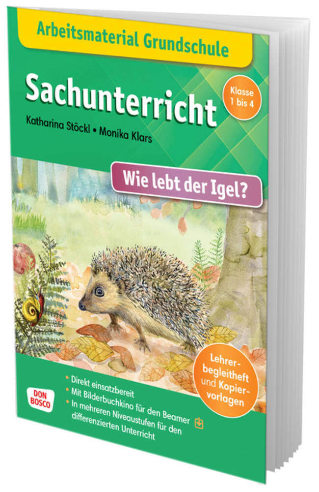 Cover: 9783769824834 | Arbeitsmaterial Grundschule. Sachunterricht: Wie lebt der Igel?, m....