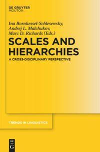 Cover: 9783110555417 | Scales and Hierarchies | A Cross-Disciplinary Perspective | Buch