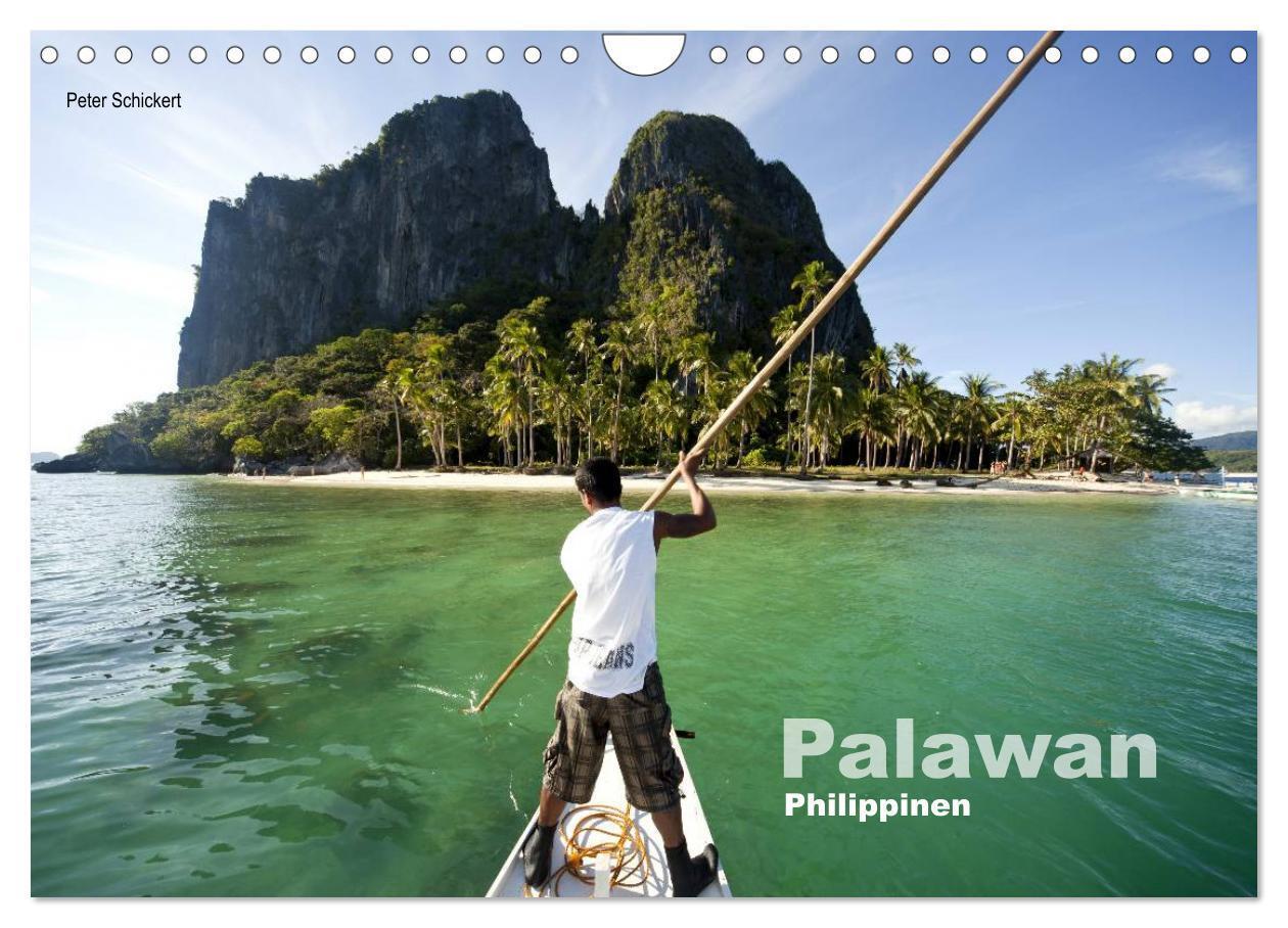 Cover: 9783435831470 | Palawan (Wandkalender 2025 DIN A4 quer), CALVENDO Monatskalender