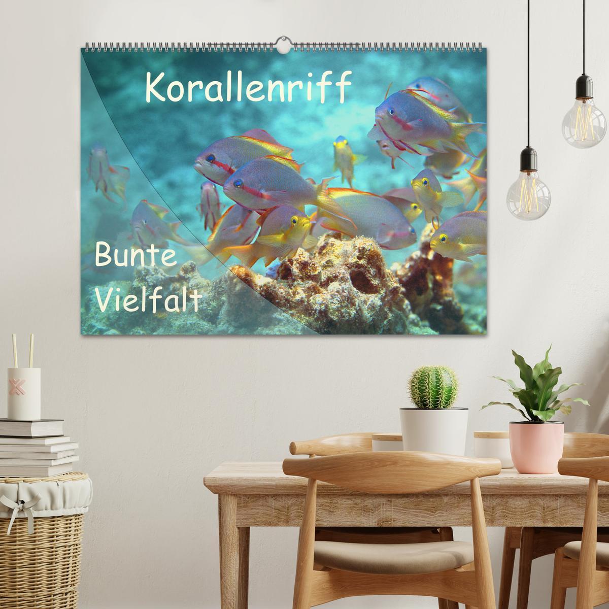 Bild: 9783435345656 | Bunte Vielfalt im Korallenriff (Wandkalender 2025 DIN A2 quer),...