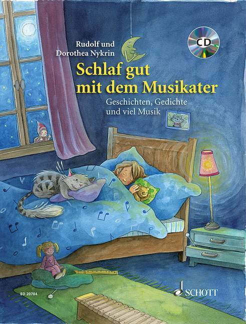 Cover: 9783795706975 | Schlaf gut mit dem Musikater, m. Audio-CD | Dorothea Nykrin (u. a.)