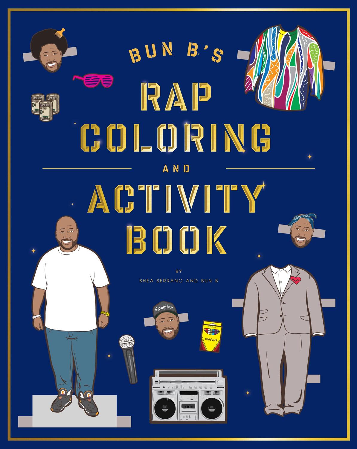 Cover: 9781419710414 | Bun B's Rapper Coloring and Activity Book | Shea Serrano | Taschenbuch