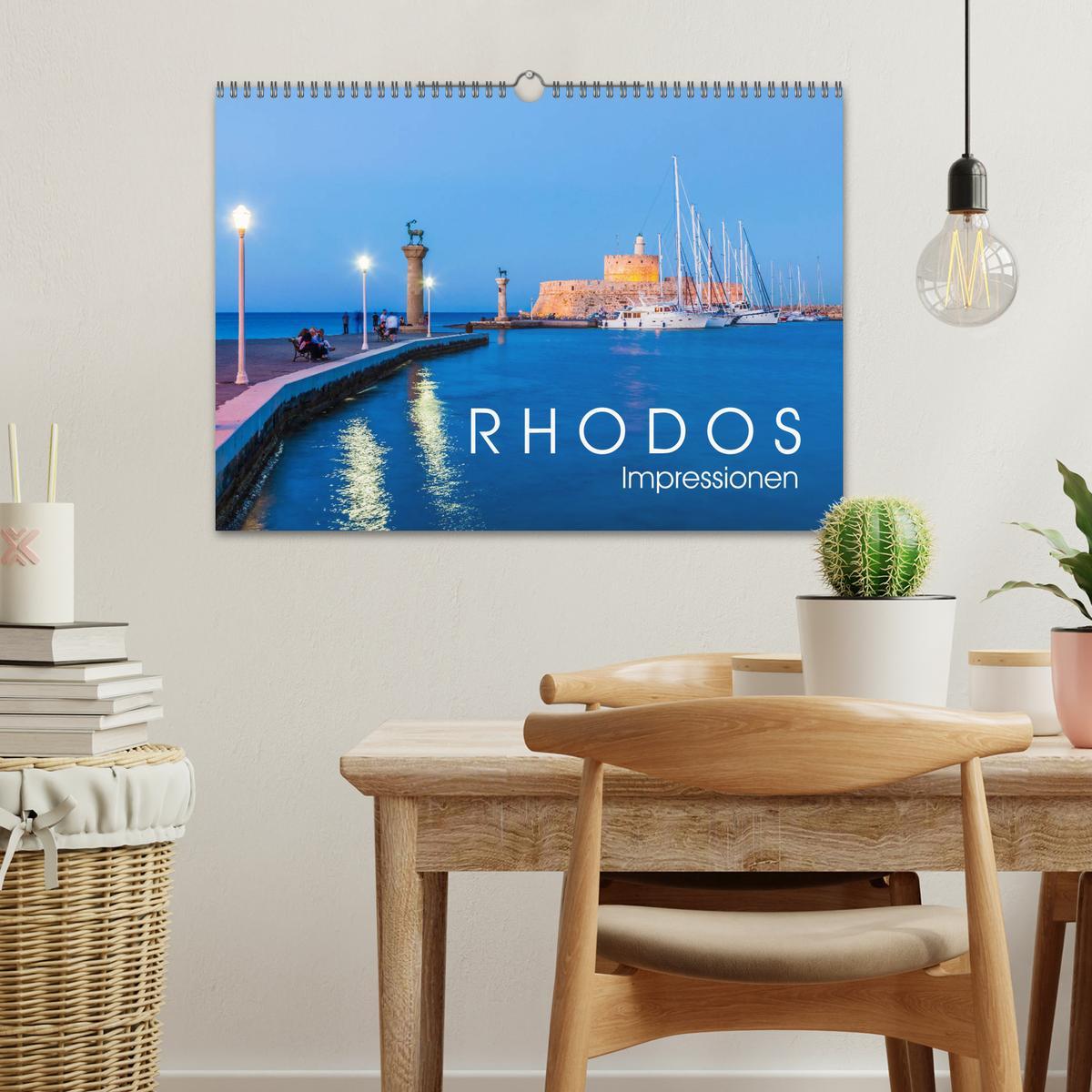 Bild: 9783435400355 | RHODOS Impressionen (Wandkalender 2025 DIN A3 quer), CALVENDO...