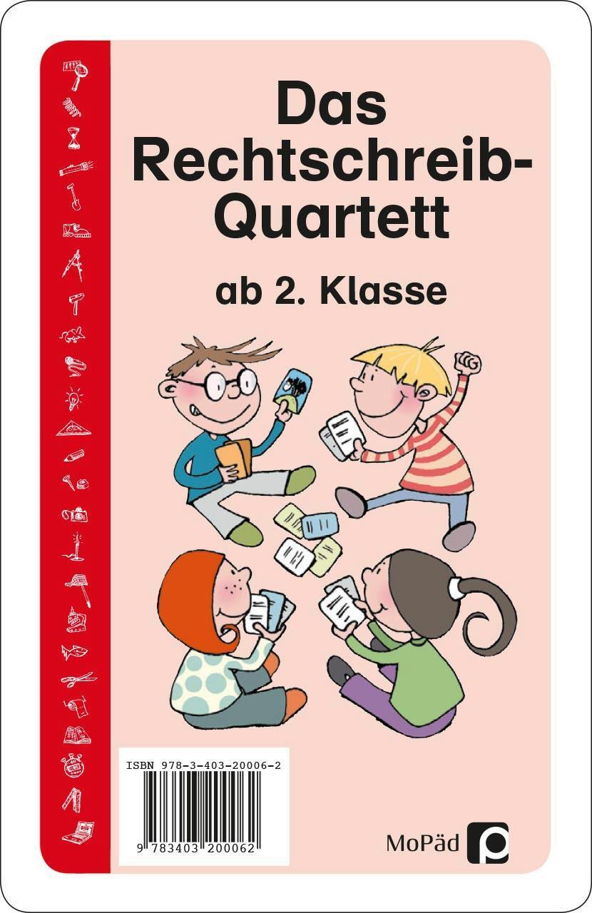 Cover: 9783403200062 | Das Rechtschreib-Quartett | 2. bis 4. Klasse | Bernd Wehren | Buch