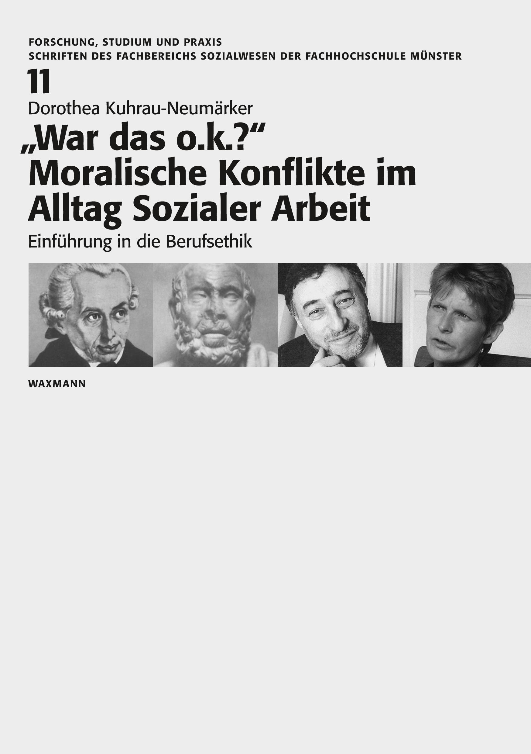 Cover: 9783830913306 | "War das o.k.?" Moralische Konflikte im Alltag Sozialer Arbeit | Buch