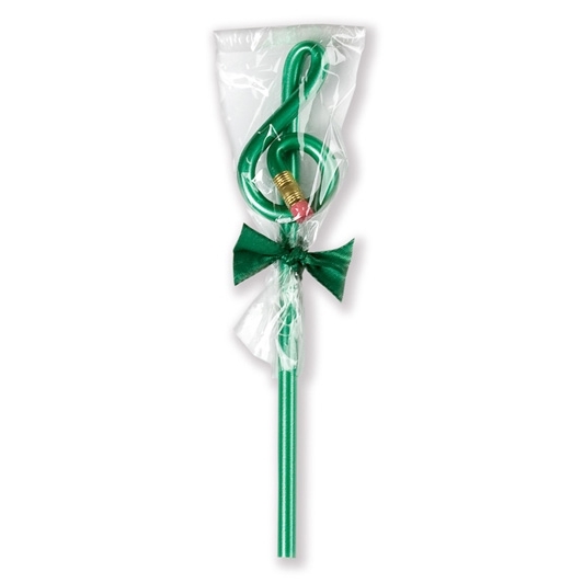 Cover: 9120016976753 | Pencil G-clef green de luxe | Green Giftpackaged | Schreibwaren