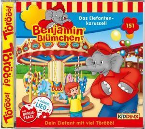 Cover: 4001504255510 | Folge 151:Das Elefantenkarussell | Benjamin Blümchen | Audio-CD | 2022