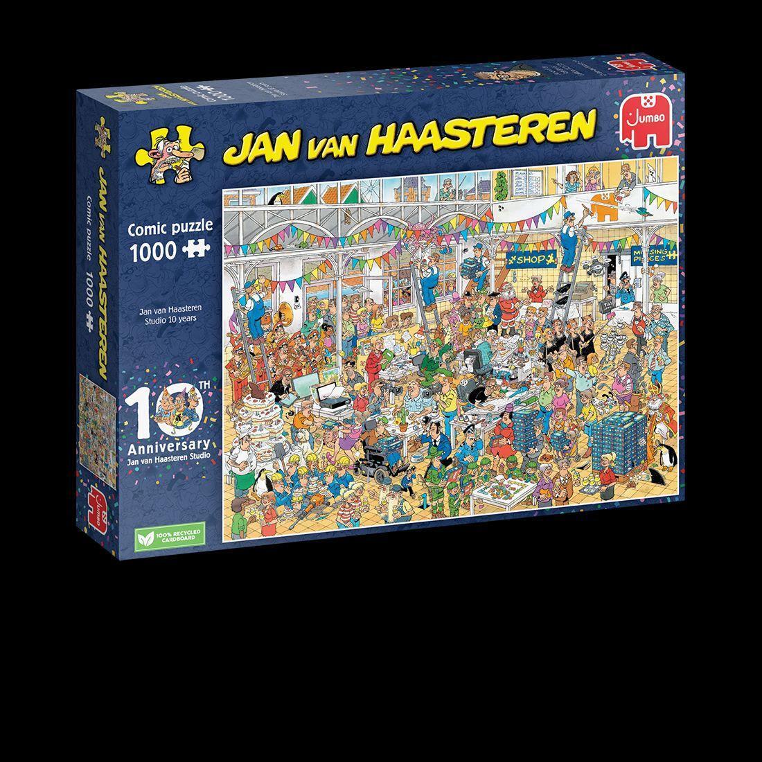 Cover: 8710126000281 | Jan van Haasteren - 10 Jahre JvH Studio - 1000 Teile | Spiel | Deutsch