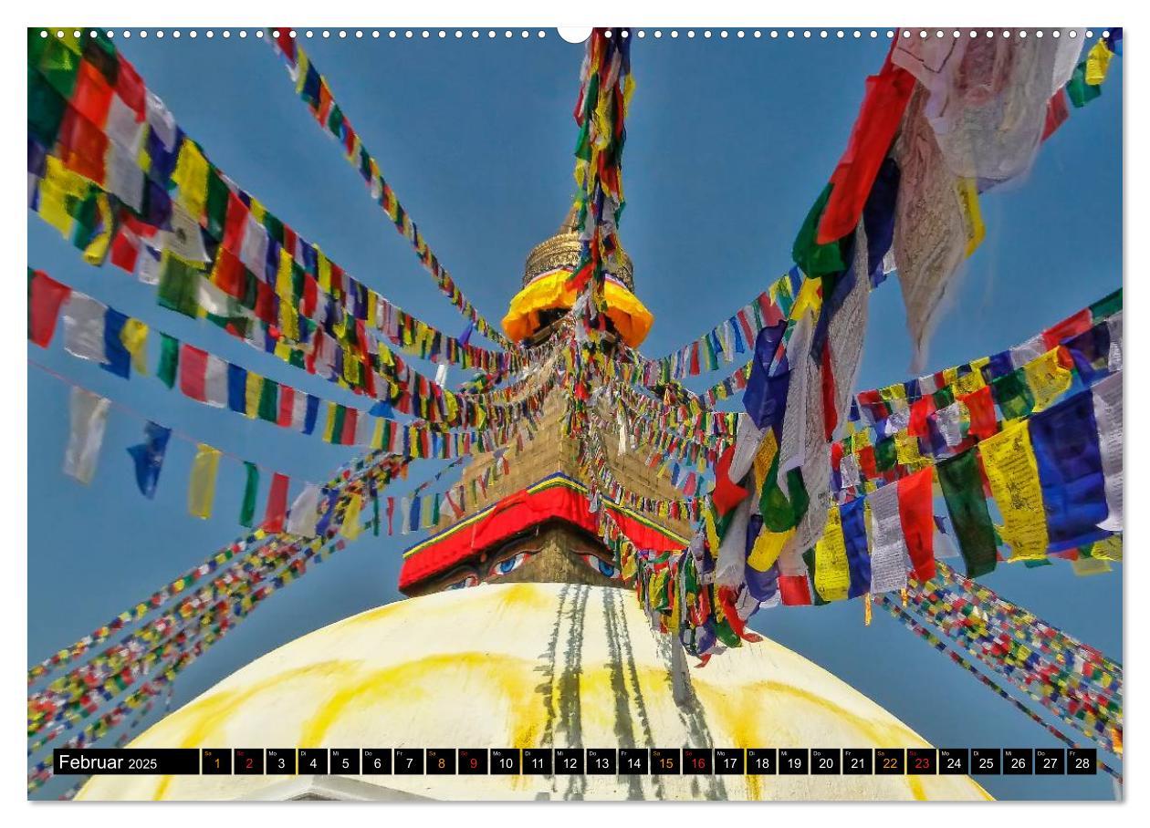 Bild: 9783435557622 | Nepal - das Dach der Welt (Wandkalender 2025 DIN A2 quer), CALVENDO...