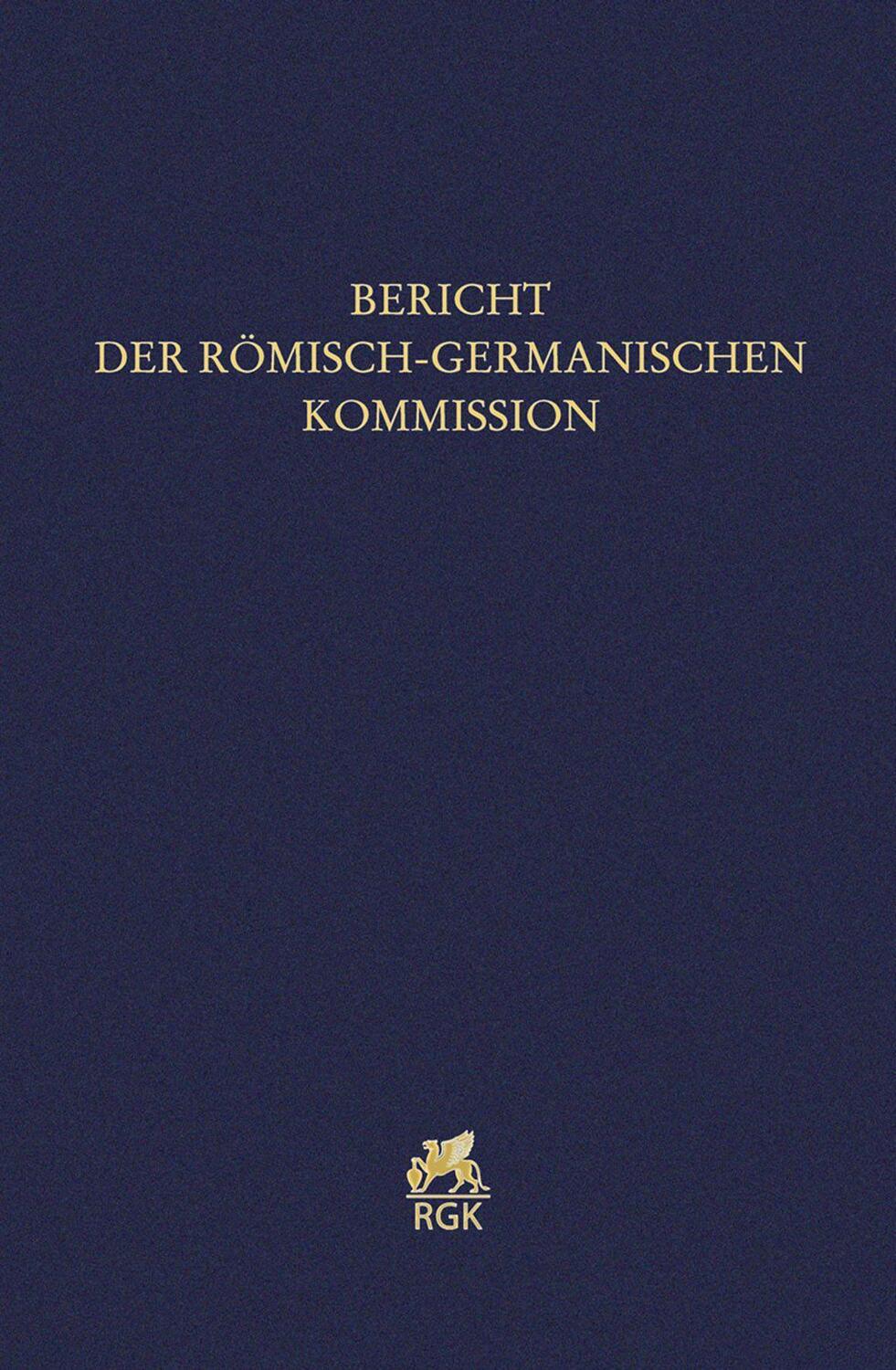 Cover: 9783786129073 | Bericht der Römisch-Germanischen Kommission 101/102 (2020/2021))