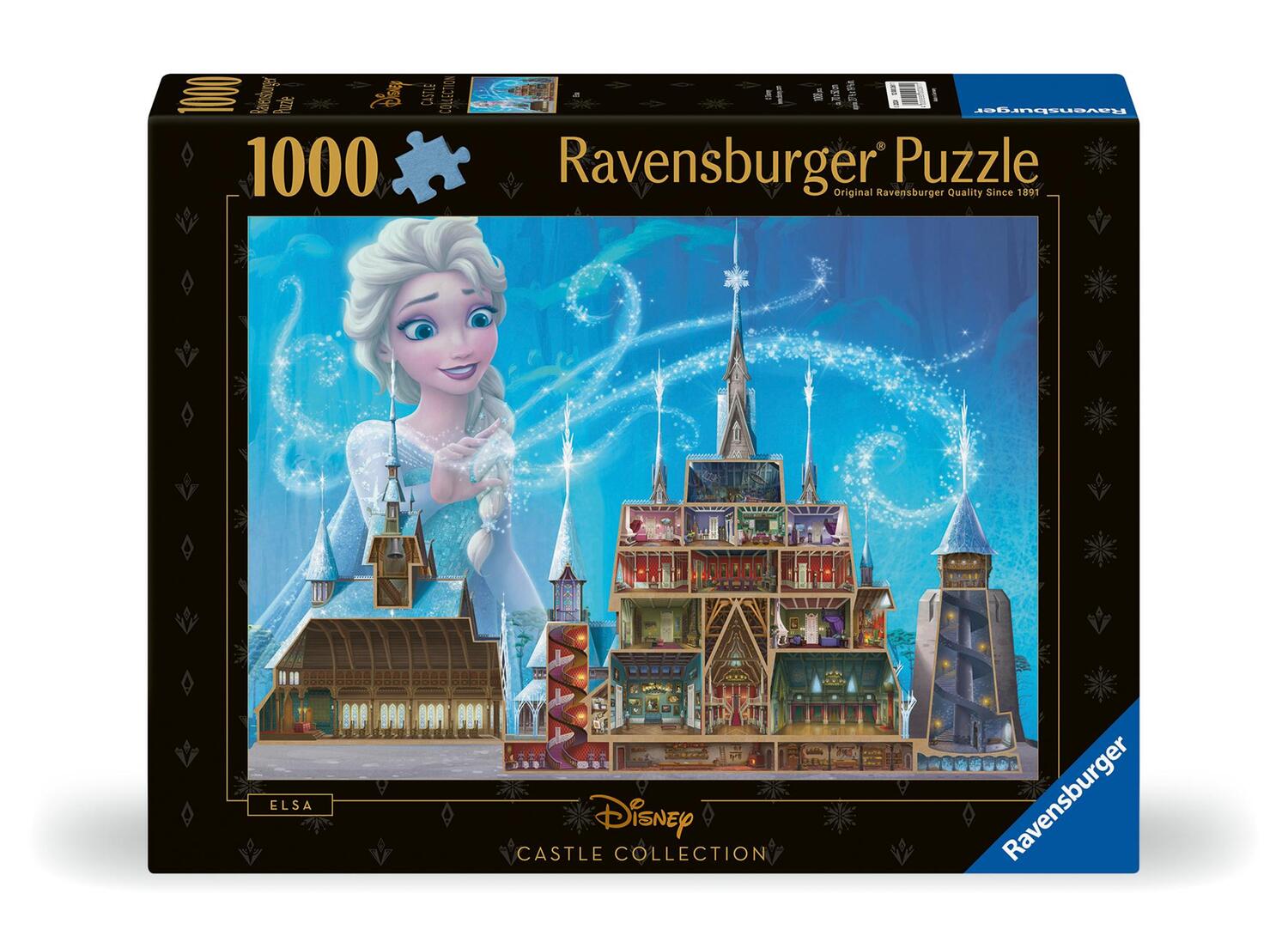 Cover: 4005555002611 | Ravensburger Puzzle 12000261 - Elsa - 1000 Teile Disney Castle...