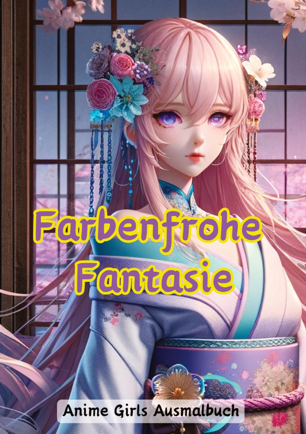 Cover: 9783384102188 | Farbenfrohe Fantasie | Anime Girls Ausmalbuch | Christian Hagen | Buch