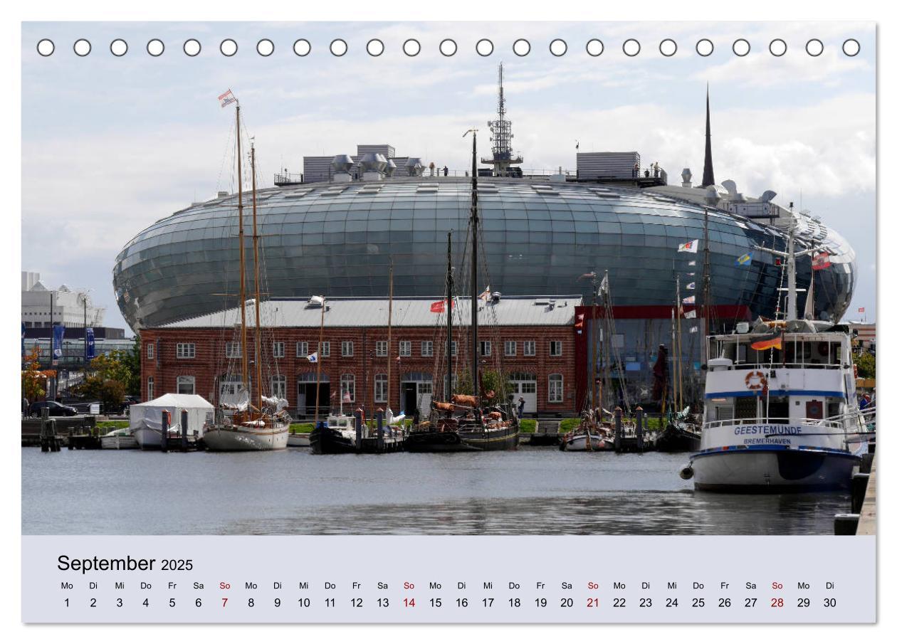 Bild: 9783435355181 | Bremerhaven. Die Seestadt an der Nordseeküste (Tischkalender 2025...