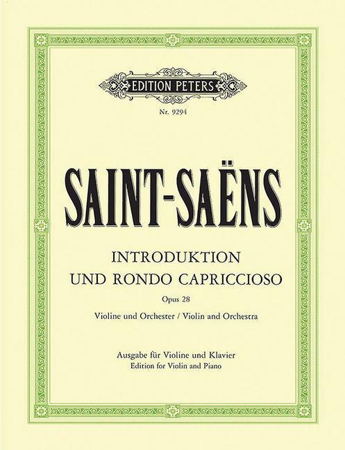 Cover: 9790014104603 | Introduction and Rondo Capriccioso Op. 28 (Edition for Violin and...