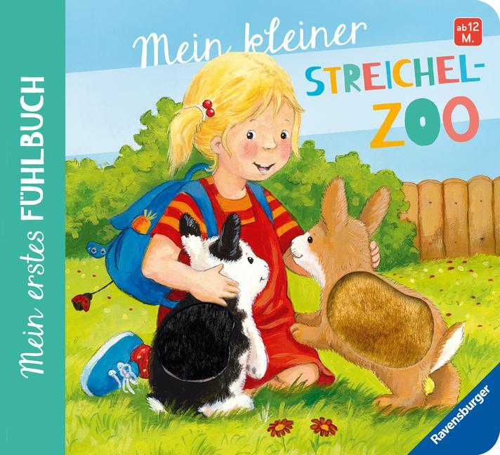 Cover: 9783473326112 | Mein erstes Fühlbuch: Mein kleiner Streichelzoo | Sandra Grimm | Buch