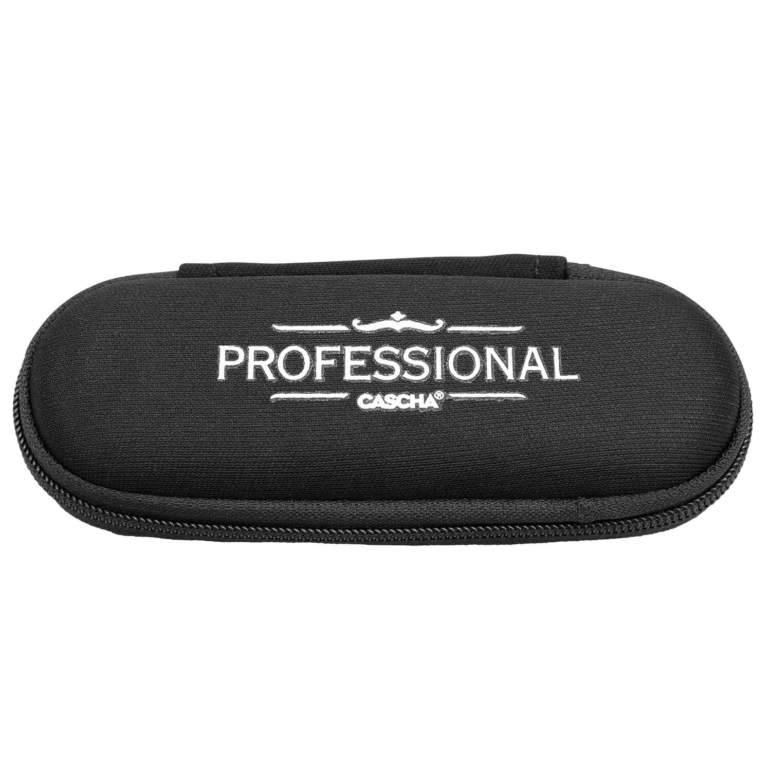 Bild: 4026929919755 | Professional Blues Harmonica in C (incl. case and cleaning cloth)