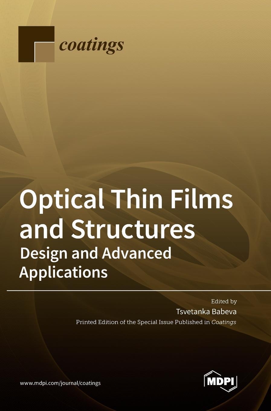 Cover: 9783036508924 | Optical Thin Films and Structures | Design and Advanced Applications