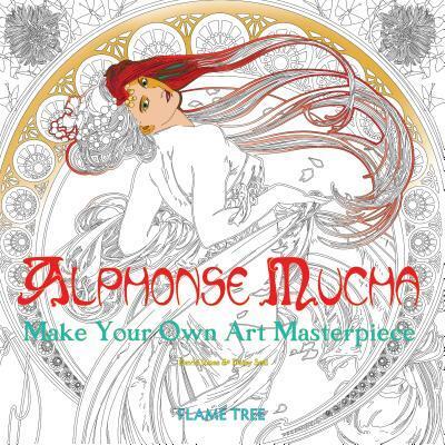 Cover: 9781786640468 | Alphonse Mucha (Art Colouring Book): Make Your Own Art Masterpiece